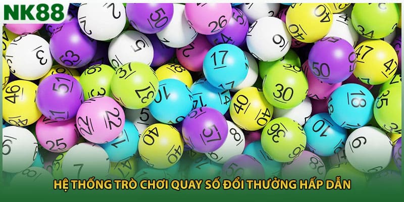 Hệ thống trò chơi quay số đổi thưởng hấp dẫn